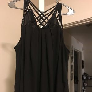 Torrid strappy Black tank